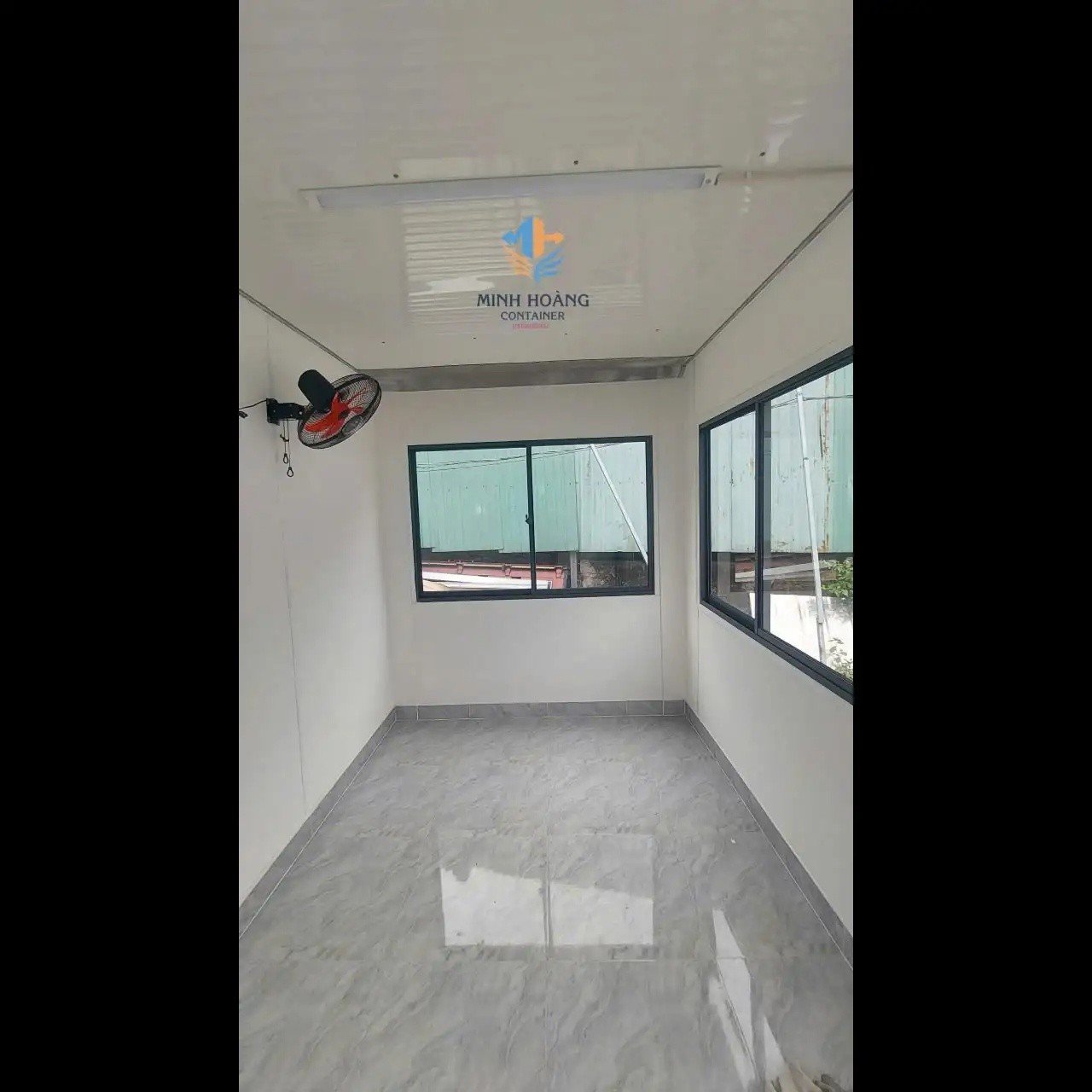 Container Văn Phòng 10 Feet Xanh Dương Trắng